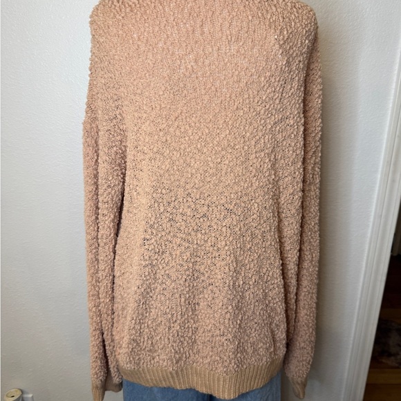 Listicle Women's Textured Sweater in Beige - Picture 3 of 5